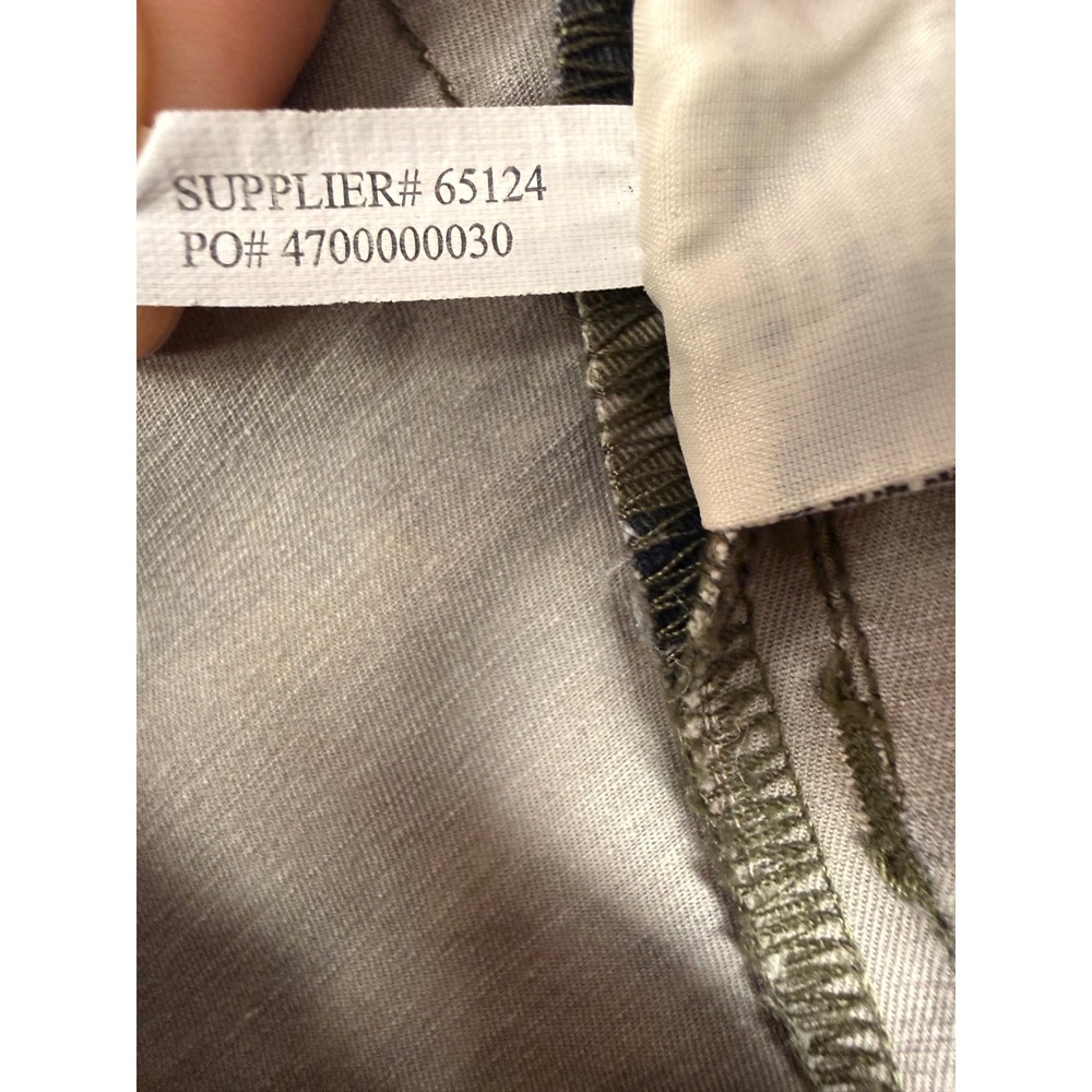 Denim & Supply Ralph Lauren Tiger Stripe Camo Skinny Pants 28 Green Military Zip - Picture 10 of 10